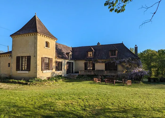 Vakantiehuis Manoir Perigord Noir/piscine Chauffee/etang&foret